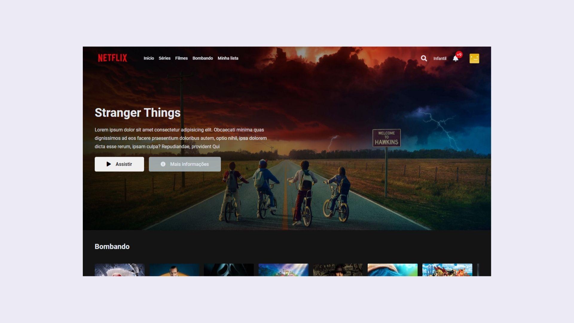 Netflix Clone UI